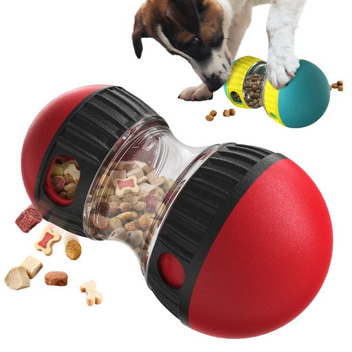 Food Dispensing Dog Toy - Tumbler Leaky Food Ball Puzzle Toy