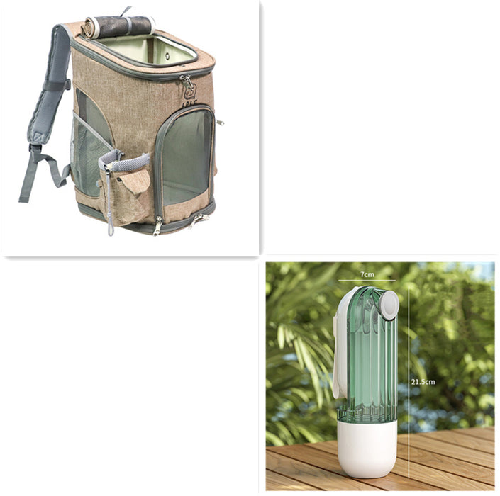 2 In 1 Pet Water Cup - Portable Dog Drinking & Feeding Solution