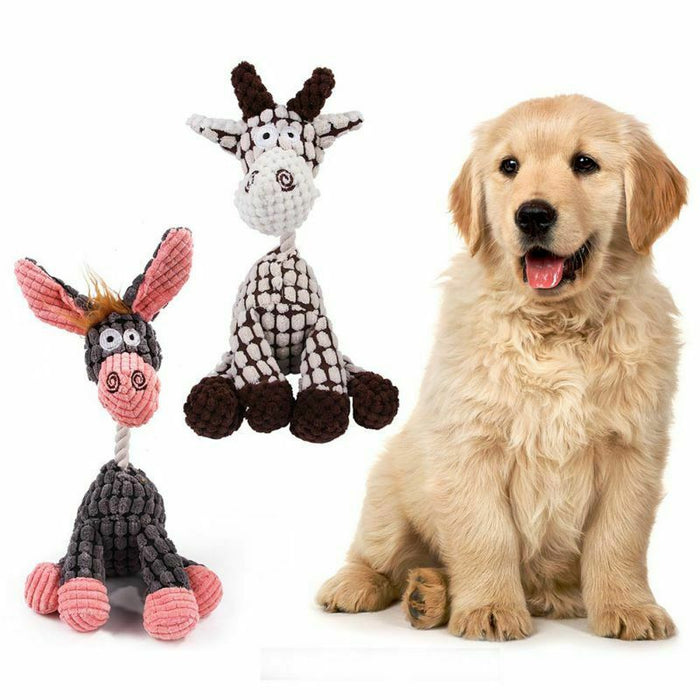 Squeaky Plush Chew Toy