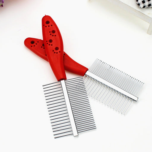 Double-Row Pet Grooming Comb
