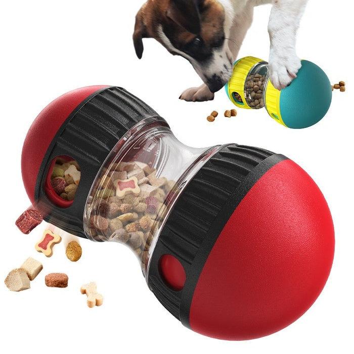 Food Dispensing Dog Toy - Tumbler Leaky Food Ball Puzzle Toy