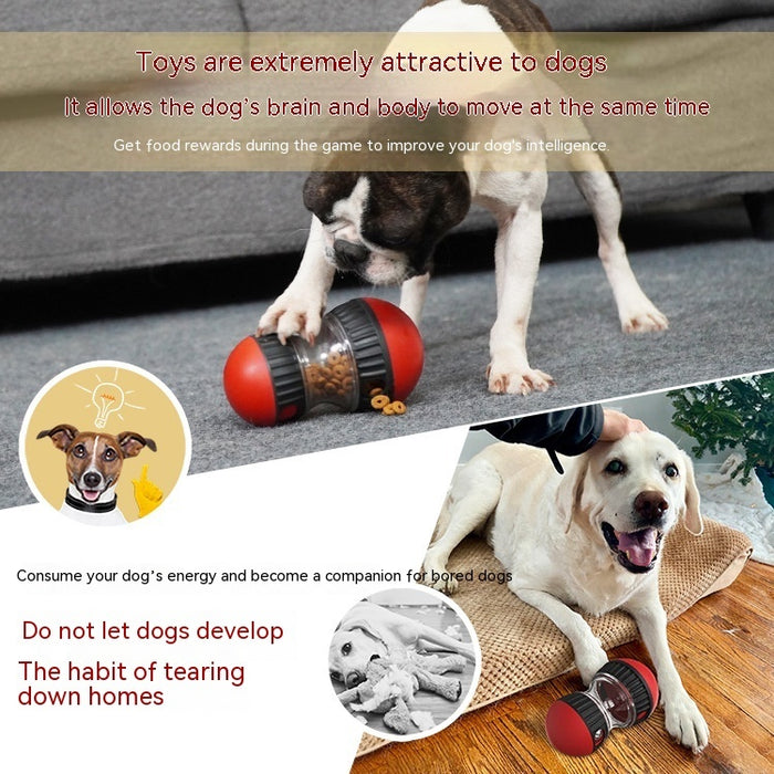 Food Dispensing Dog Toy - Tumbler Leaky Food Ball Puzzle Toy