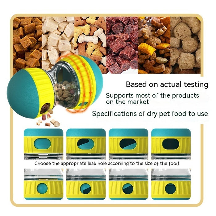 Food Dispensing Dog Toy - Tumbler Leaky Food Ball Puzzle Toy