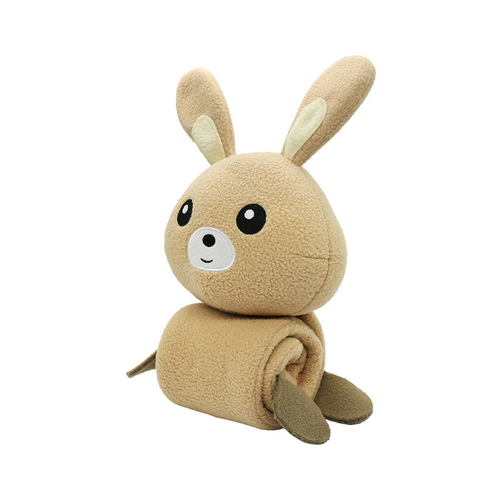 Bunny Roll Squeak & Treat Toy