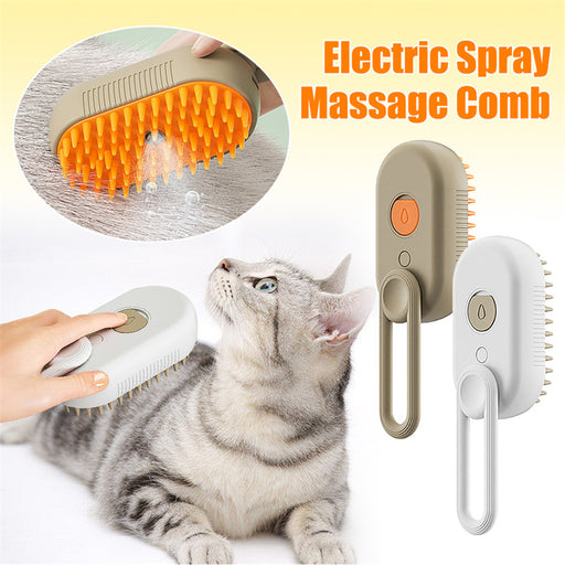 Steam Pet Grooming Brush