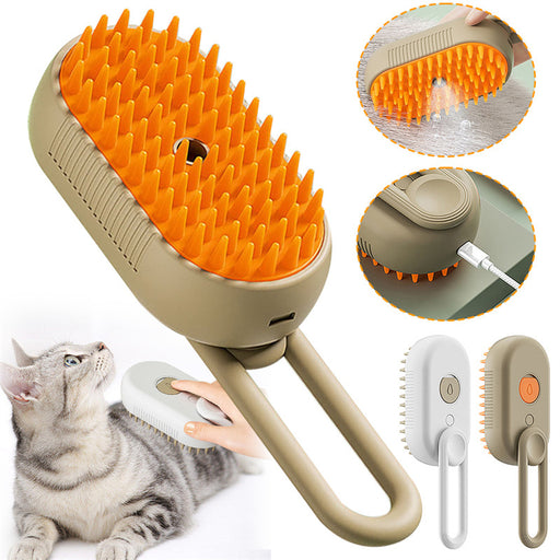 Steam Pet Grooming Brush