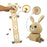 Bunny Roll Squeak & Treat Toy