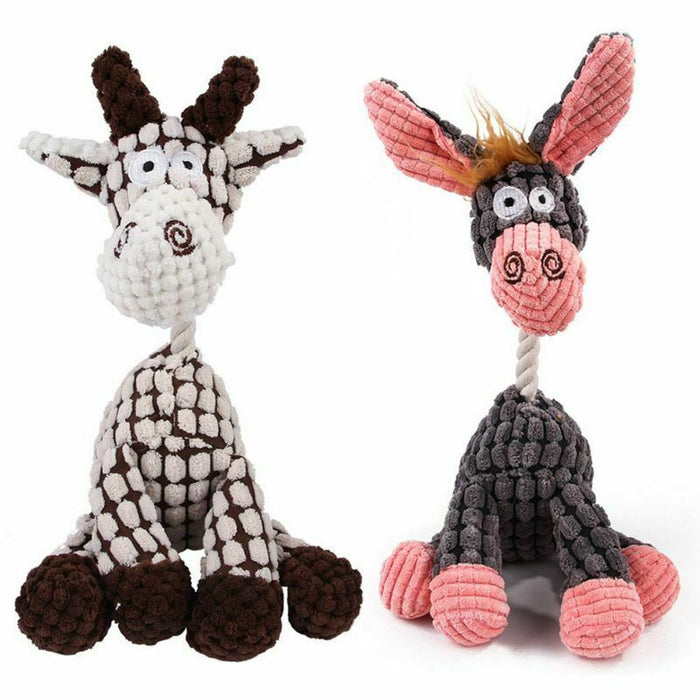 Squeaky Plush Chew Toy