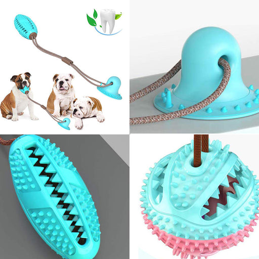 Purrfect Suction Cup Tug Dog Toy – Interactive, Dental Care &amp; Fun