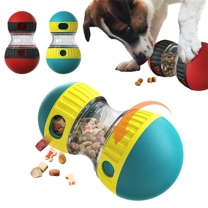 Food Dispensing Dog Toy - Tumbler Leaky Food Ball Puzzle Toy