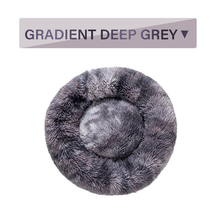 Purrfect Fluffy Donut Dog Bed – Calming, Plush & Washable